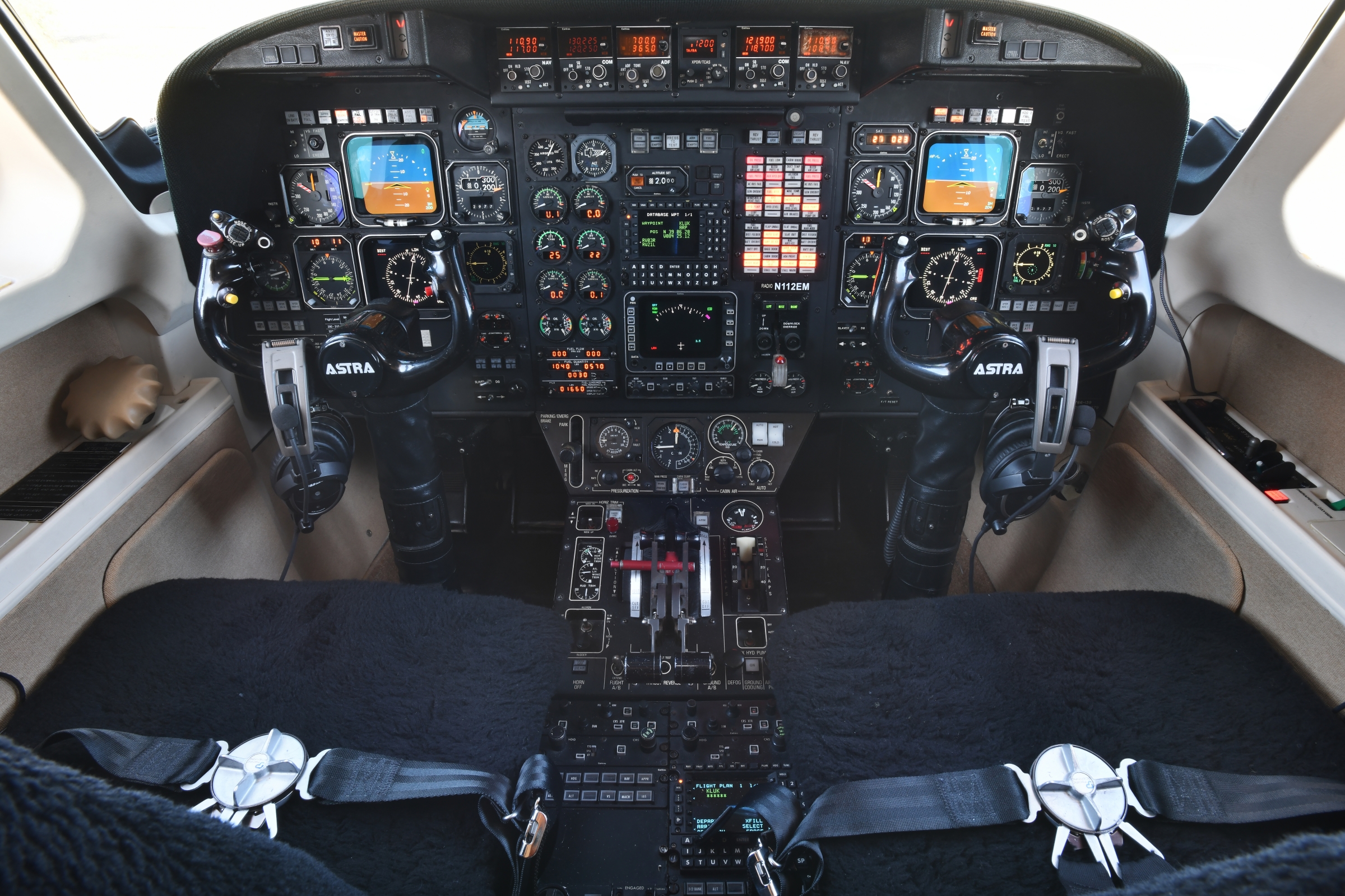 1988 IAI Astra Cockpit