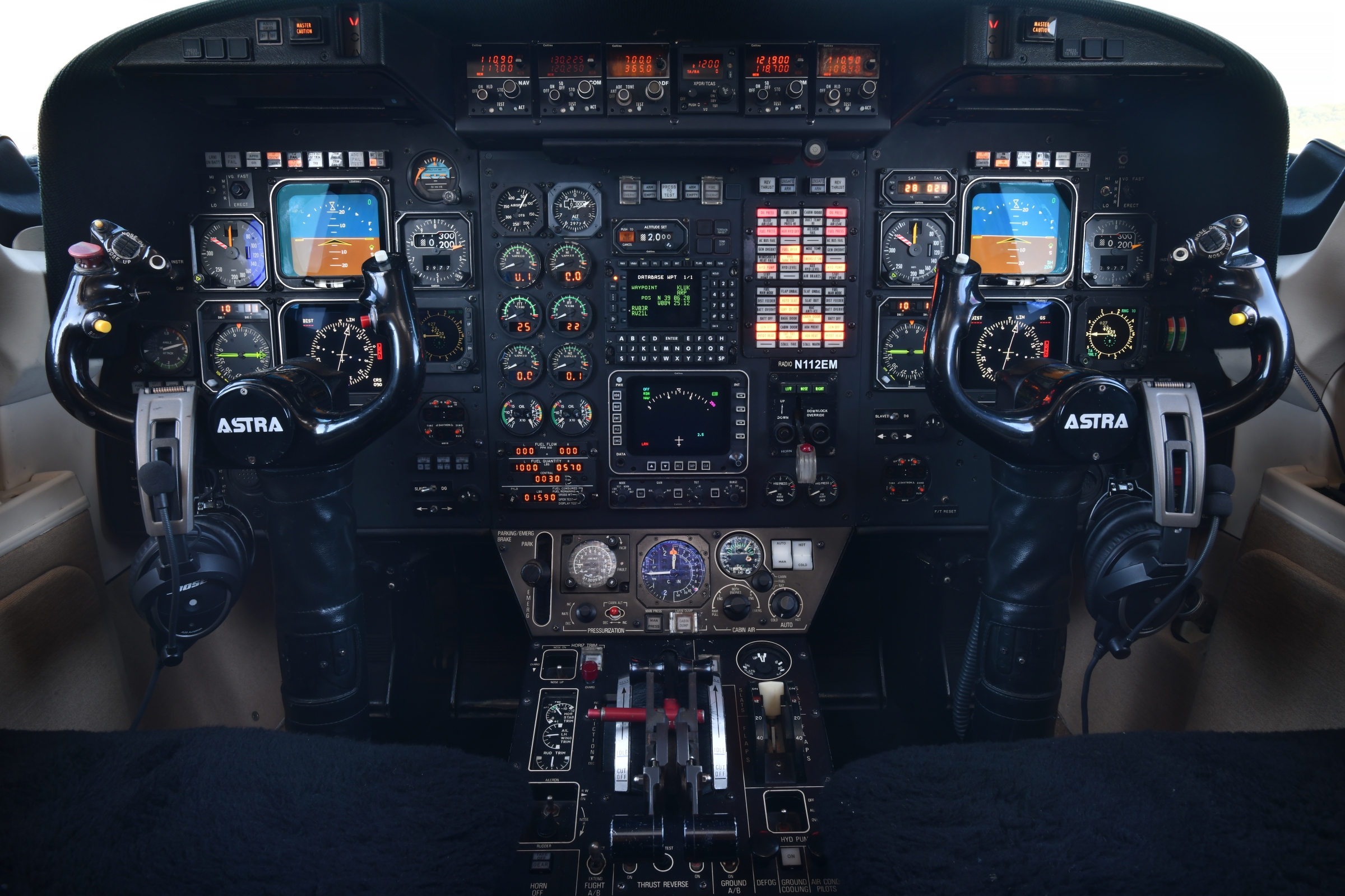 1988 IAI Astra Cockpit